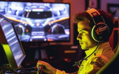 A configuração SimRacing de Lando Norris em  2025
