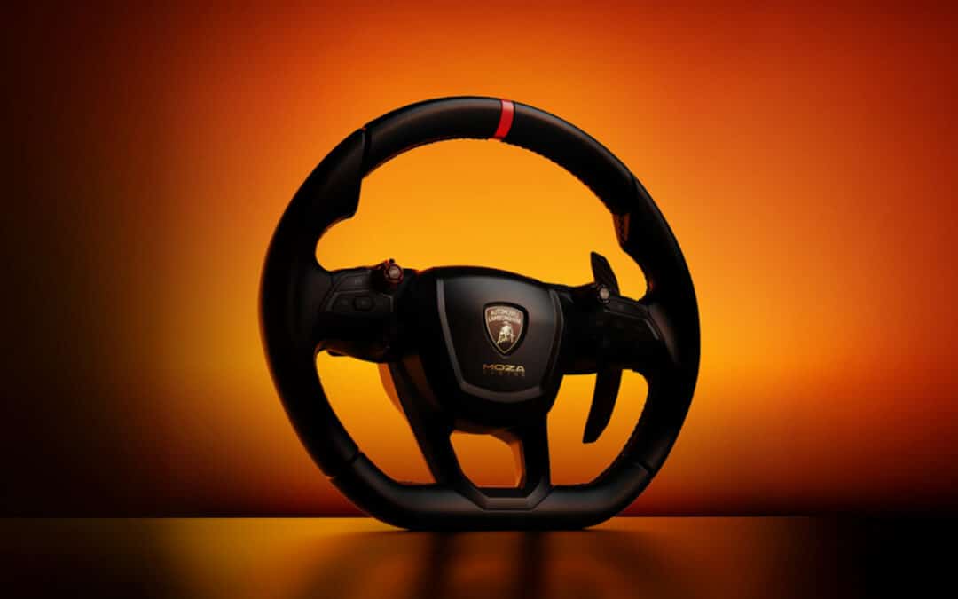 Moza x Lamborghini: o novo volante Revuelto fará os fãs de supercarros sonharem