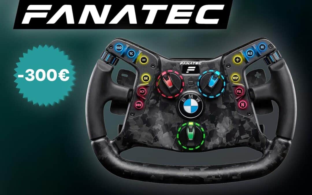 Fanatec Podium BMW M4 GT3: £300 de desconto neste lendário volante, oferta limitada!