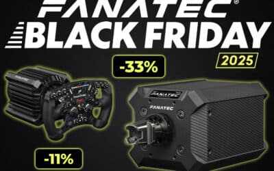 Black Friday Fanatec 2025: Promoções com até 33% de desconto