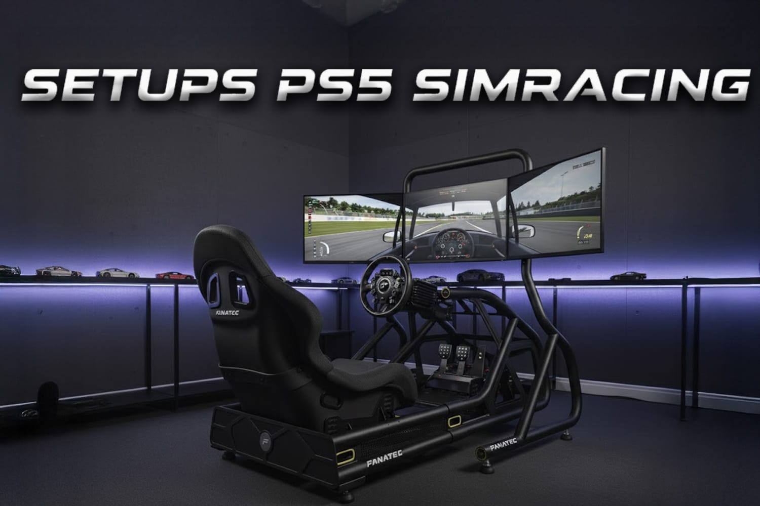 Configurações de corrida simulada para PS5