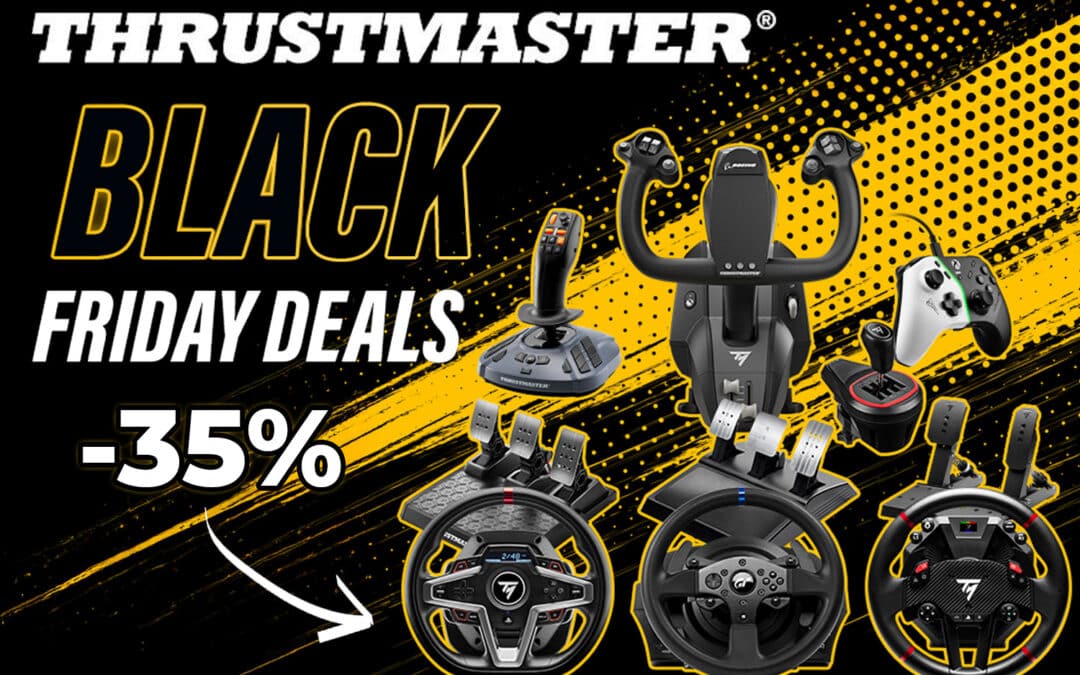 Black Friday Thrustmaster: As melhores promoções do 2025 finalmente reveladas (-35%)!