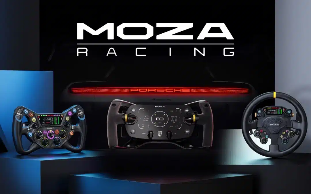 CES 2026: A MOZA Racing revela o volante oficial do Porsche Mission R e sua nova linha Pro