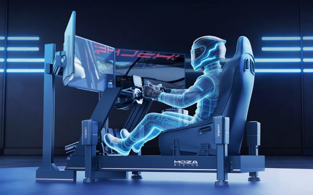 GDC 2026: MOZA revela os atuadores HMA150 e um treinador de IA que interage com sua unidade base Direct Drive