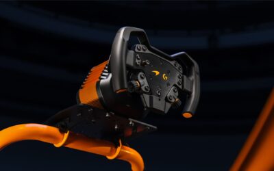 Logitech G PLAY 2026: pacote RS50 McLaren e conjunto de pedais RS Pedals SE